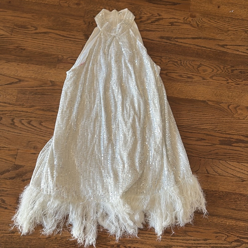 A beautiful dance costume used for the production of grease.